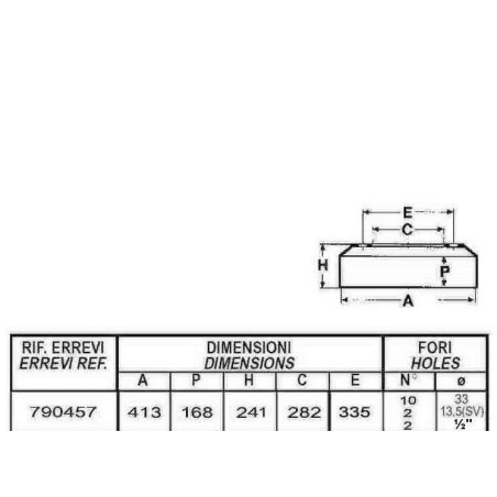 tamburo freno anteriore per autocarro volvo: f7 - f10 - f12 - f88 - f89 - bus b59
