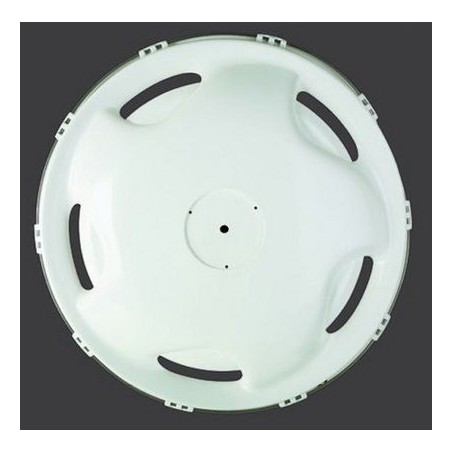 copriruota posteriore in plastica bianco per cerchio 19,5