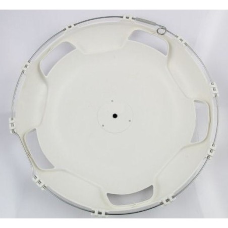 copriruota anteriore in plastica bianco per cerchio 22,5
