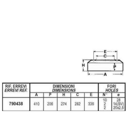 tamburo freno anteriore per autocarro volvo: fl10 - f12 - f16