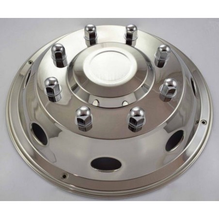 copriruota anteriore inox per cerchio 19,5