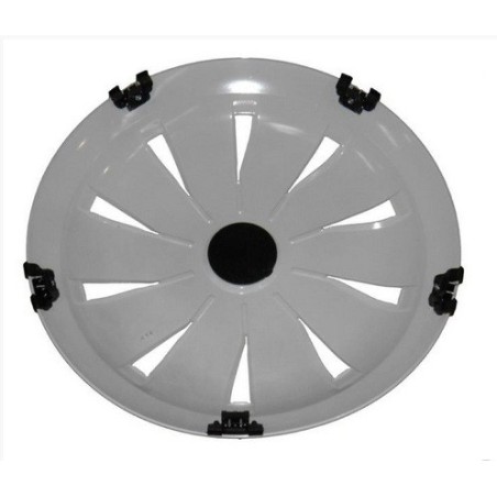 copriruota ant/post plastica grigio per cerchio 22,5 setra mod 2015