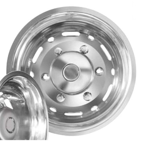copriruota posteriore inox per cerchio 16