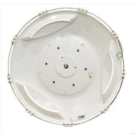 copriruota posteriore in plastica bianco per cerchio 22,5