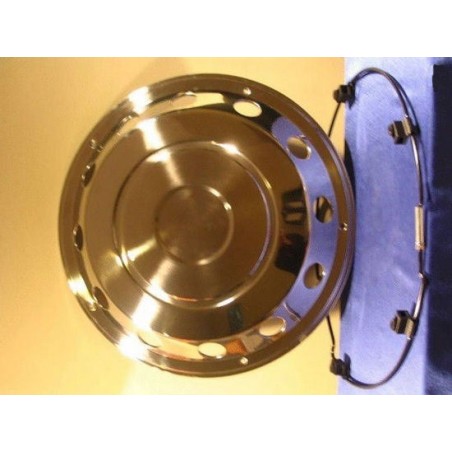 anello copriruota anteriore inox per cerchio 22,5