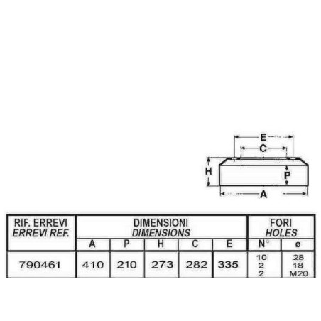 tamburo freno anteriore per autocarro volvo: fl10 - f12 - f16