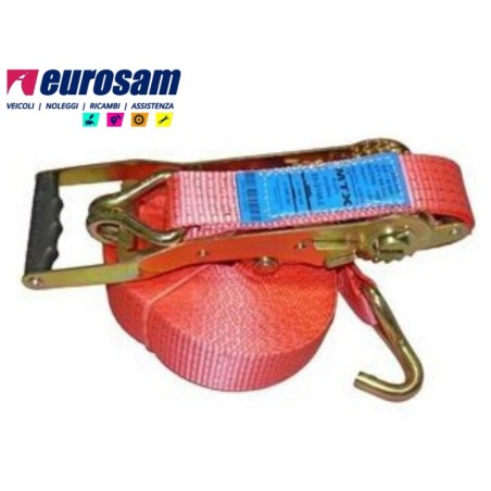 kit cinghia ancoraggio e cricchetto 5t 6 metri