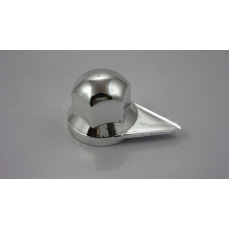 copri bullone dado ruota plastica cromato inox d.32 mm