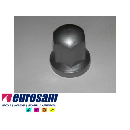 copri bullone dado ruota plastica grigio d.32