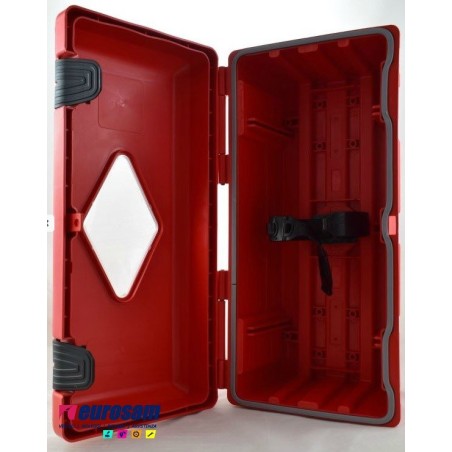 portaestintore plastica rosso e nero 6kg