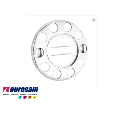 anello ruota coprimozzo 10 fori inox chiusa