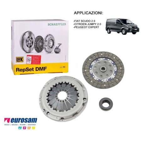 kit frizione 3 pz fiat scudo 2.0 peugeot expert 2.0 citroen jumpy 2.0