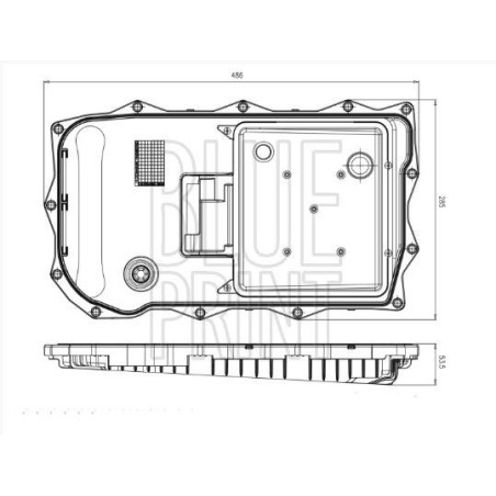 coppa olio cambio automatico zf 8hp iveco daily man tge vw crafter
