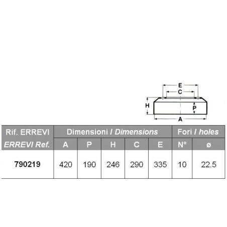 tamburo freno rimorchio bpw: assale 8 - 9 tonnellate frenata 180mm