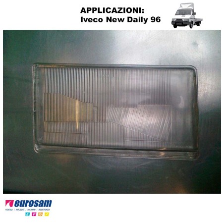 vetro per proiettore faro dx iveco new daily 1996-2002