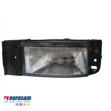 proiettore faro sinistro manuale adatto a iveco eurocargo prima serie 91-03