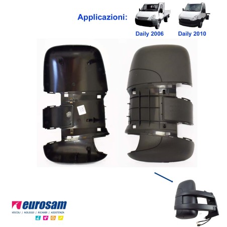 coperchio calotta specchio retrovisore destro iveco daily 2006-