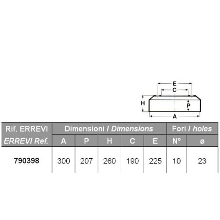 tamburo freno rimorchio e semirimorchio bpw: assale 10 - 12 tonnellate