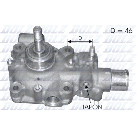 pompa acqua iveco daily renault mascott motore 2.8