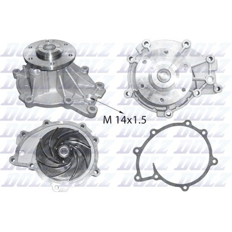 pompa acqua man tga 04.00- d0824 d0836