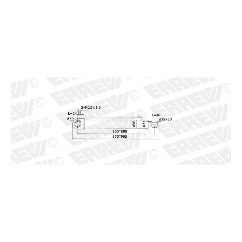cilindro alzacabina mercedes serie mk ng sk A0015533505