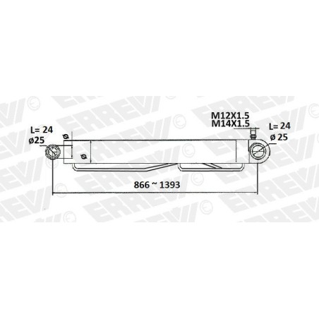 cilindro alzacabina daf lf45 75cf 85cf 95xf xf95 xf105