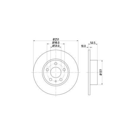 coppia dischi freno posteriori alfa romeo 147 156 fiat croma lancia thema