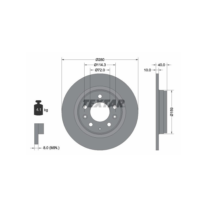 coppia dischi freno posteriori mazda 6 G25Y26251