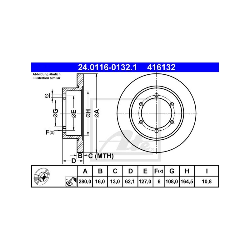 coppia dischi freno posteriori nissan cabstar nissan cabstar nt400 ...