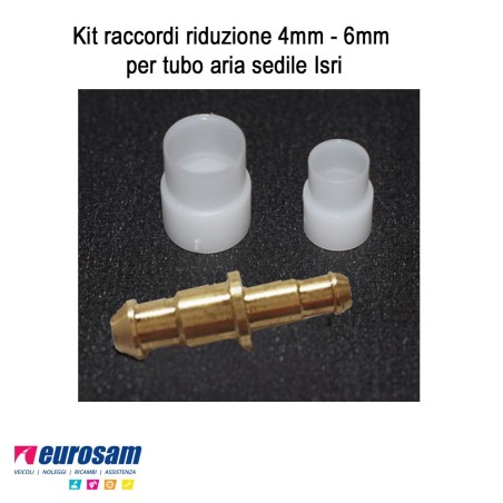 kit raccordo giunzione sedile riduzione 4-6 tubo aria sedile isri d.4,3