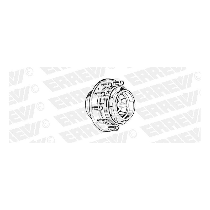mozzo ruota posteriore nudo iveco 170 190.20/.26 180.24/.26 190.30/...