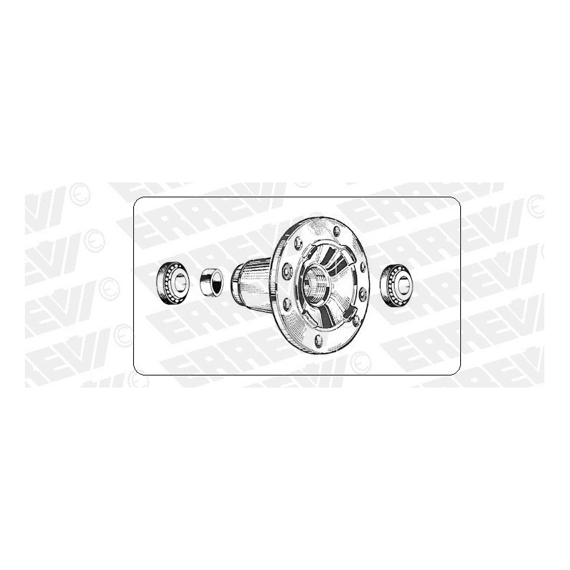 kit mozzo ruota anteriore iveco eurocargo 60 65 75e10/e12/e14 tecto...