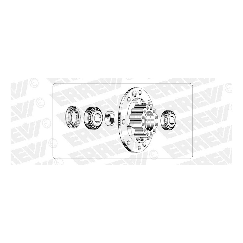 kit mozzo ruota posteriore iveco eurocargo 80/100e15/e18/e21 180e21...