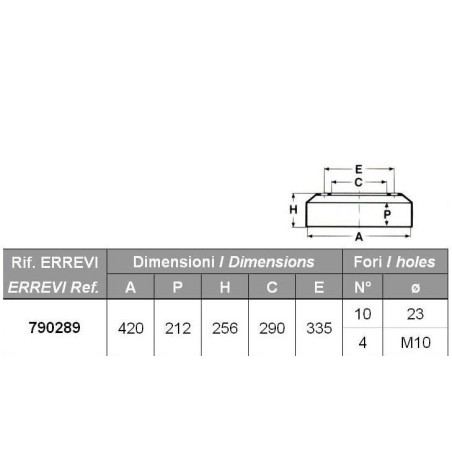 tamburo freno rimorchio e semirimorchio saf: assale rs/rsm11242 massa frenante 200mm