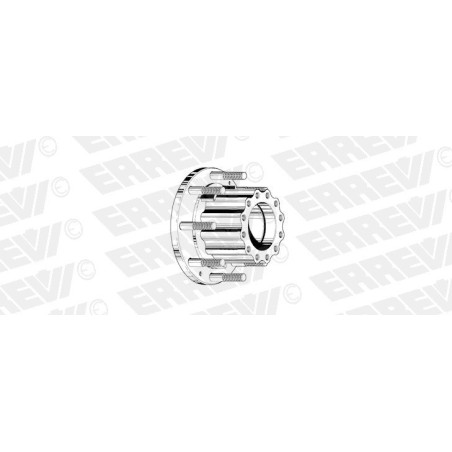 mozzo ruota posteriore nudo iveco eurocargo 120/150/170/260e15/e18/e21/e23 con colonnette