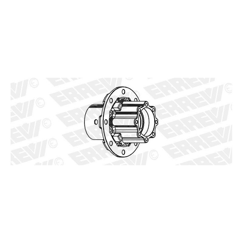 mozzo ruota posteriore nudo mercedes actros mp1 mp2 mp3 axor 713949