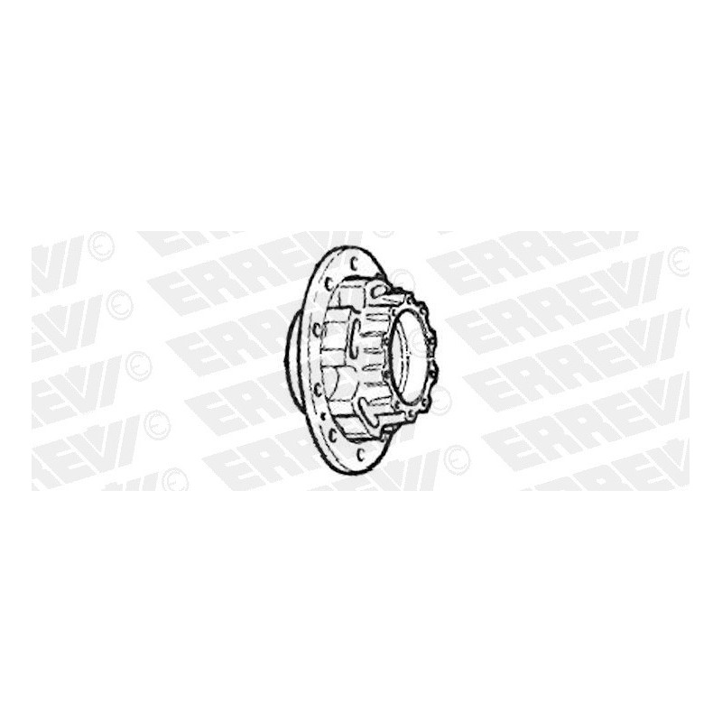 mozzo ruota posteriore volvo fm7/9/10/12 nh12 fh12/16 con cuscinett...