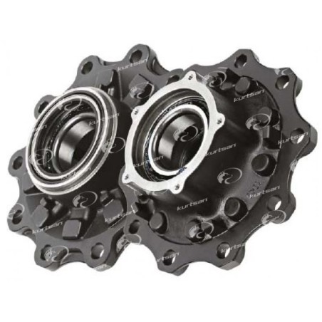 mozzo ruota completo assale meritor r.o.r. serie ta tc con cuscinetti e calotta oe quality