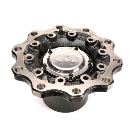 mozzo ruota completo assale meritor r.o.r. serie lm impianto frenante elsa 2 con cuscinetti e calotta oe quality