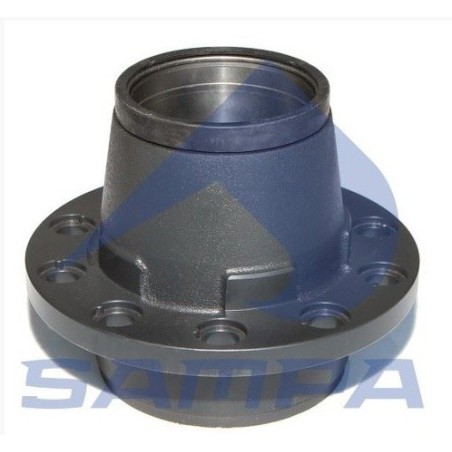 mozzo ruota completo assale bpw sistema eco 10-12 ton serie k nz calotta m135x2