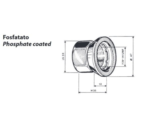 dado per colonnetta ruota...