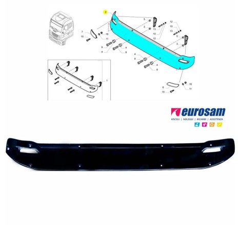 visiera parasole iveco...