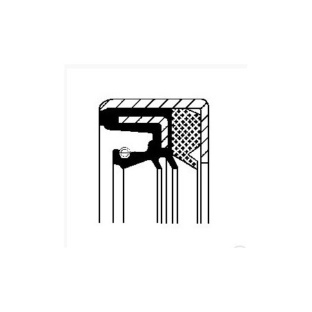 paraolio interno mozzo 157,5x120x20 rimorchio bpw