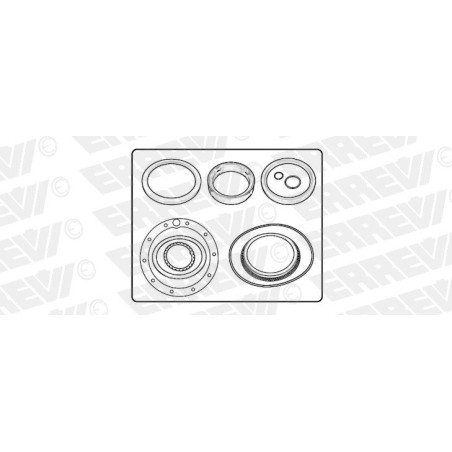 kit paraolio mozzo posteriore mercedes
