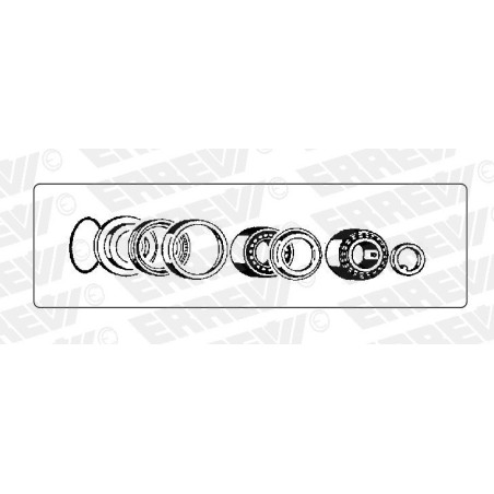 kit cuscinetto mozzo rimorchio bpw 8/9 ton serie h-k-n sistema eco - eco-maxx