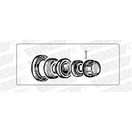 kit cuscinetto mozzo rimorchio bpw 10/12 ton sistema convenzionale serie n