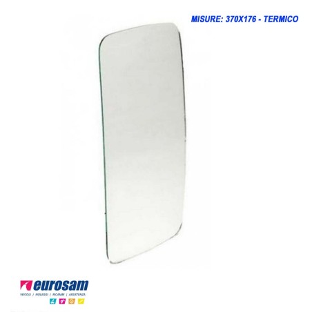 Vetro Specchio Riscaldato (370x176 mm) per Renault Premium, Kerax, Midlum e DAF LF