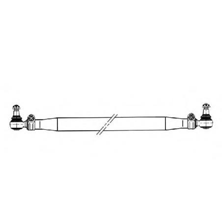 barra accoppiamento ruote nuda iveco turbostar turbotech l.1565