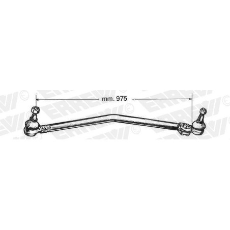 tirante sterzo completo fiat iveco 130nc/nr/nt om130 om130r/t cabina ribaltabile l.975