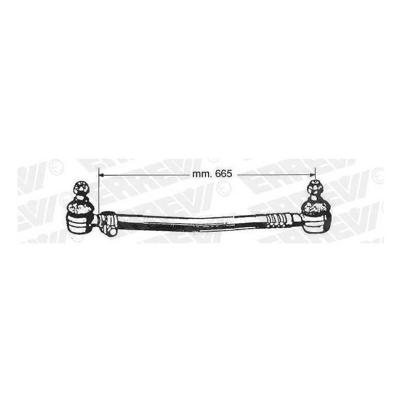 tirante sterzo completo iveco 95/109.14/z l.665 712672